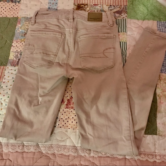 ⭐️3/$15⭐️ American Eagle High Rise Blush Pink Jeggings - Picture 3 of 3